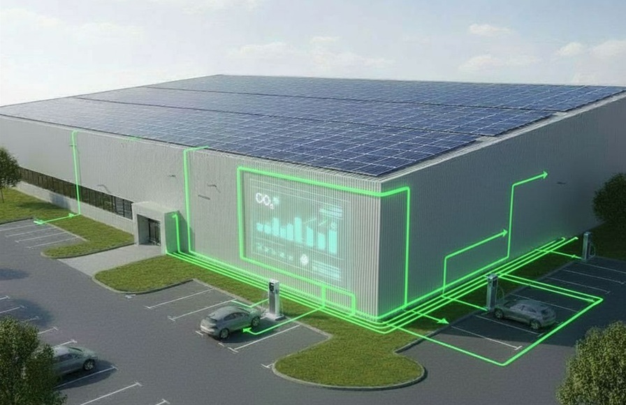 Immagine di uno stabilimento produttivo dall'esterno